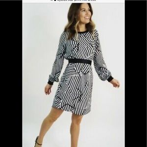 Byblos star print mini‎ dress .NWT. Retail 300
